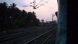 WAP4 West Coast Express skips accelerates Madukarai!