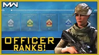 Modern Warfare: NEW OFFICER RANKS EXPLAINED & 100+ CAMOS for EACH WEAPON! (MW 2019)