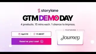 Journey.io Demo at GTM Demo Day ft. Danny Chu