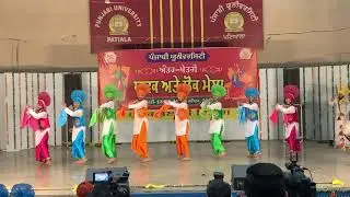 MGC FGS Bhangra Inter Zonal 2021 winner team At Punjabi University Patiala