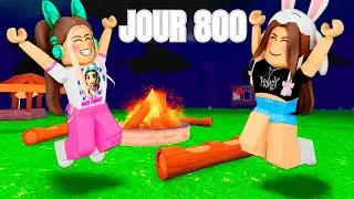 On a survécu 800 jours dans la forêt sur Roblox – 99 nuits en pleine survie 🔦