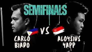 Carlo Biado vs Aloysius Yapp - 2025 Asian 10-Ball  Men's Championship - Semifinals