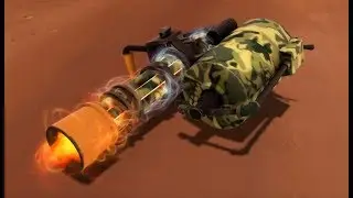 TF2 Unusual - Energy Orb King of the Jungle Minigun ( Minimal Wear )
