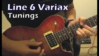 Line 6 Variax Tunings On The JTV 59