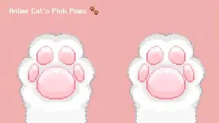 Anime Cat&rsquo;s Pink Paws 🐾 Dreamy music 🎀