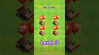 || Air Bomb Lvl 1 To Lvl Max Evolution 🧬 || CLASH OF CLANS || #coc #supercell #clashofclans #gaming