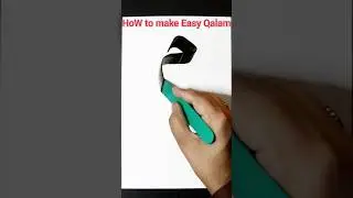 How to make Qalam ice cream stick Calligraphy #shorts