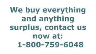 Surplus Equipment I Surplus Machinery Tulsa Oklahoma | Call 1-800-759-6048