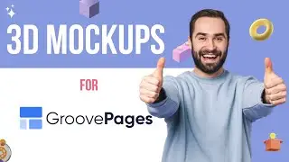Creating 3D mockups for Groovepages website | Groovepages Tutorial 2022