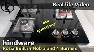 Уникальная, изящная и тонкая варочная панель + варочная панель Модель Hindware Sleektop Rosia Гарантия 5 лет