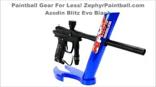 Azodin Blitz Evo Paintball Gun Black ZephyrPaintball.com 360 View AZDN 2010 EVOBLT BLK
