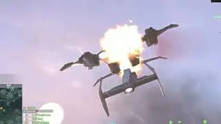 PlanetSide 2 (Funny Plane Crash Compilation)