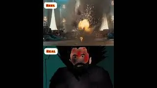 Reel vs real। movie vs reality। Animal movie edits।#animation #movies #catoon #reality #reel #shorts