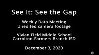 3. See It: See the Gap (Weekly Data Meeting)