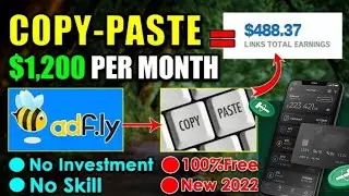 copypast work on Mobile/Desktop | adfly earn money by copy paste work💯💯