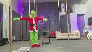 25 💎🌲🎅 Moxie Scarlett's Pole Dance Show 💎 Xmas / 18th Bday Showcase 💎 Diamond Class Hobart