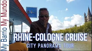 Rhine River Boat Trip, Cologne (Köln), Germany - Panorama Tour(2020) (4K UHD Video)