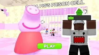 🟢Свинка Пеппа заперла меня в своей тюрьме! (Забавная игра в Roblox)