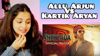 Shehzada Official Trailer | Kartik Aaryan, Kriti Sanon | Rohit Dhawan | Reaction | Nakhrewali Mona