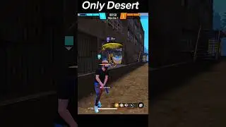 Desert On Fire 🔥 3 Finger Fastest Gloowall ⚡ Movement Speed 🤯#freefire #foryoupage #shorts