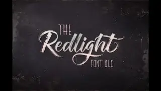 The Redlight Font Duo (UPDATE) | Elegant Script Fonts for Wedding Invitations & More