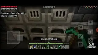 6️⃣day in my Minecraft Survival series! I made a secret base!
