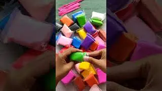 Super Clay Unboxing 😍 | Air Dry Clay Unboxing | #shorts #unboxing #clay #meesho #crafthaul #viral