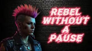 AI generated punk rock song with lyrics- Rebel Without A Pause