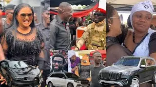 Watch how N. Ama Mcbrown, Empress Gifty, Lilwin & Others Storm Richest Man Twum Barima Dads Funeral 