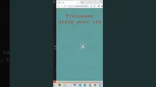preloader for website| source code in description #shorts #programming #css#animation