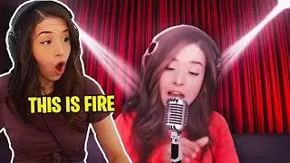 Pokimane Reacts to RUTHLESS BUSINESSWOMAN!! (Pokimane Song)