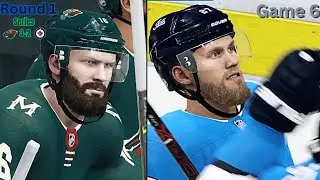 NHL 19, Gameplay and Walkthrough (Playoffs) MIN Wild - Round 1 Game 6