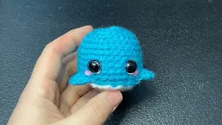 Tutorial a crochet: ballenita amigurumi paso a paso