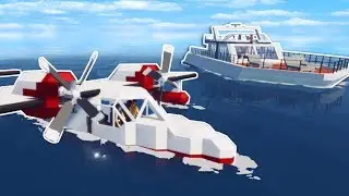 SINKING YACHT RESCUE!? - Stormworks Multiplayer Gameplay - Sinking Ship Survival