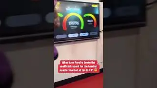 When Pereira broke the record 😳 #UFC313 (via lilmonsterdemo/IG)