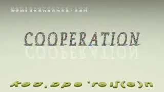 cooperation - pronunciation + Examples in sentences and phrases