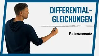 Differentialgleichung lösen mit Potenzansatz | Mathe by Daniel Jung