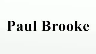 Paul Brooke