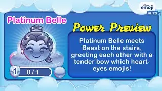 PLATINUM BELLE (L1) - Beauty and the Beast - Disney Emoji Blitz - V74