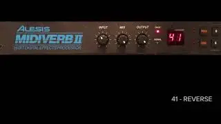 Demo :: Midiverb II on SH101 (Aphex Riff)