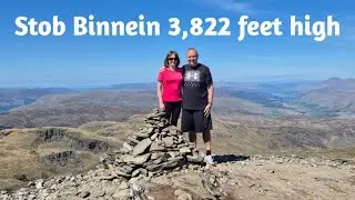 Fantastic sunny day hiking up Stob Binnein from Inverlochlarig car park.