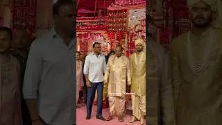 Komatireddy Raj Gopal Reddy at Malla Reddy Grand Daughter Marriage #mallareddy #ytshorts #shorts