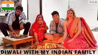 My first Diwali in my Indian husband’s Village with his Family 🪔❤️