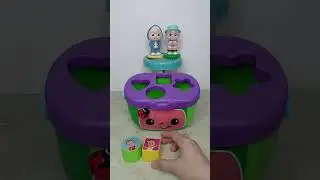 Unique & fun CoComelon Shape Sorter Basket