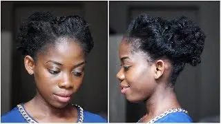 Coiffure Élégante Facile Sur Cheveux Afro Courts | By Cynthia
