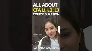 Complete Information on CFA Course Duration For CFA L1, L2, & L3 | Aaditya Jain CFA Class