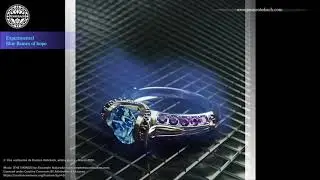 BLUE FLAMES of HOPE - Jewelry design experimental by Damien Rohrbach