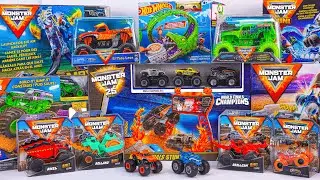 Monster Jam Trucks Dirt Squad With Drillam Rolland Axel In Action | Unboxing Monster Jam Toys