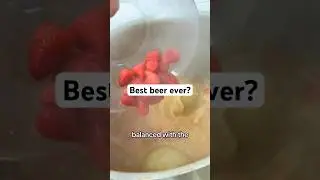 Hoppy sour wheat braggot with strawberry #beer #homebrewing #mead #homemade #ipa