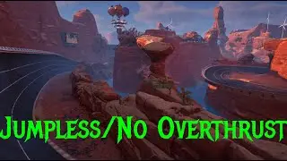 Fortnite Rocket Racing: No Jump/Overthrust | Dust Up